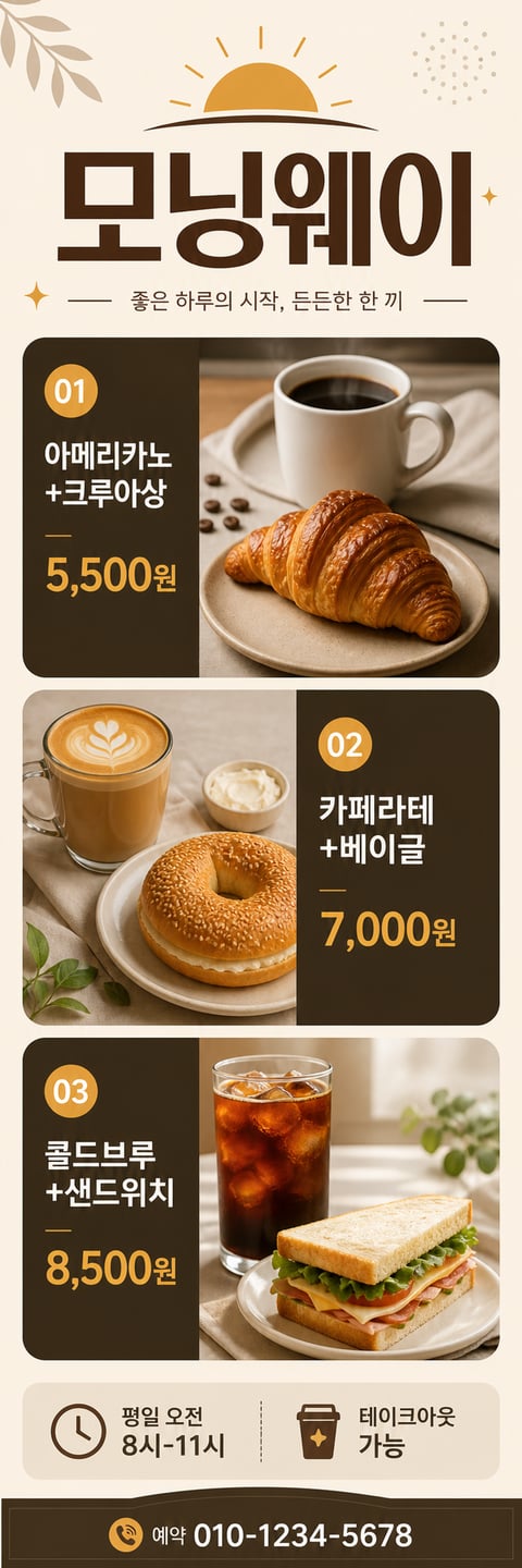 한국 현장 광고의 구성 원리를 균형 있게 재해석한 완성 이미지형 Y배너 템플릿